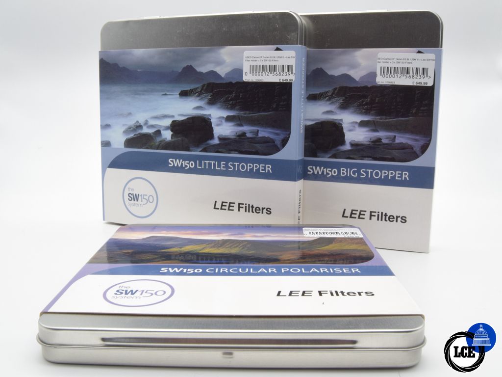 Canon EF 14mm f/2.8L USM II + Lee Filters SW150 Bundle (Holder + 3 Filters)