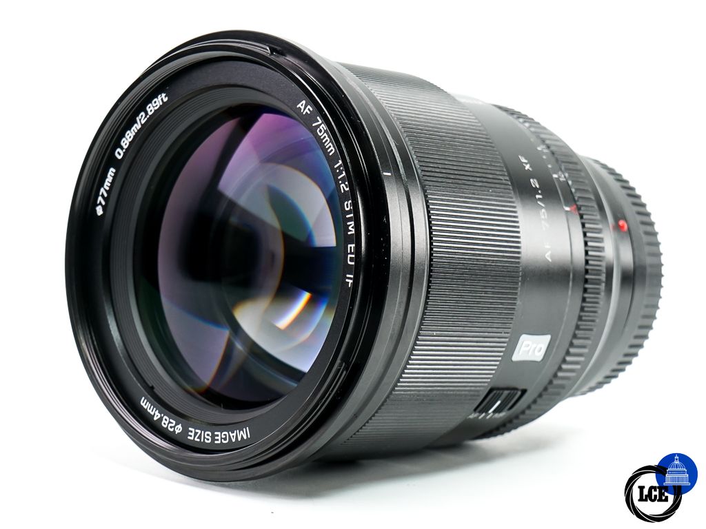 Viltrox AF 75mm F1.2 STM ED IF + UV PRO MC Filter 
