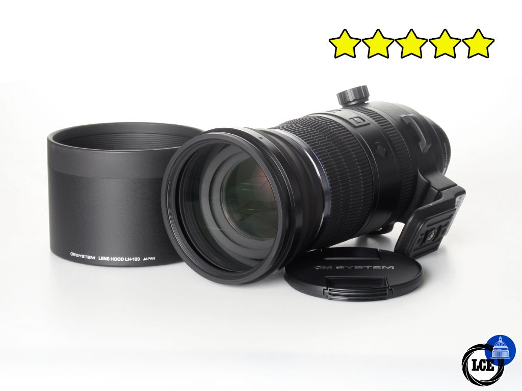 OM SYSTEM M. ZUIKO DIGITAL ED 150-600mm F5.0-6.3 IS (BOXED) with Hood