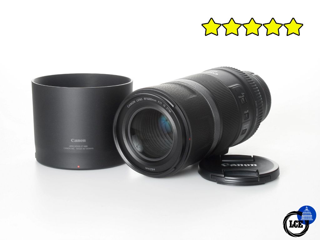 Canon RF 600mm F11 IS STM (BOXED) with ET-88B Hood