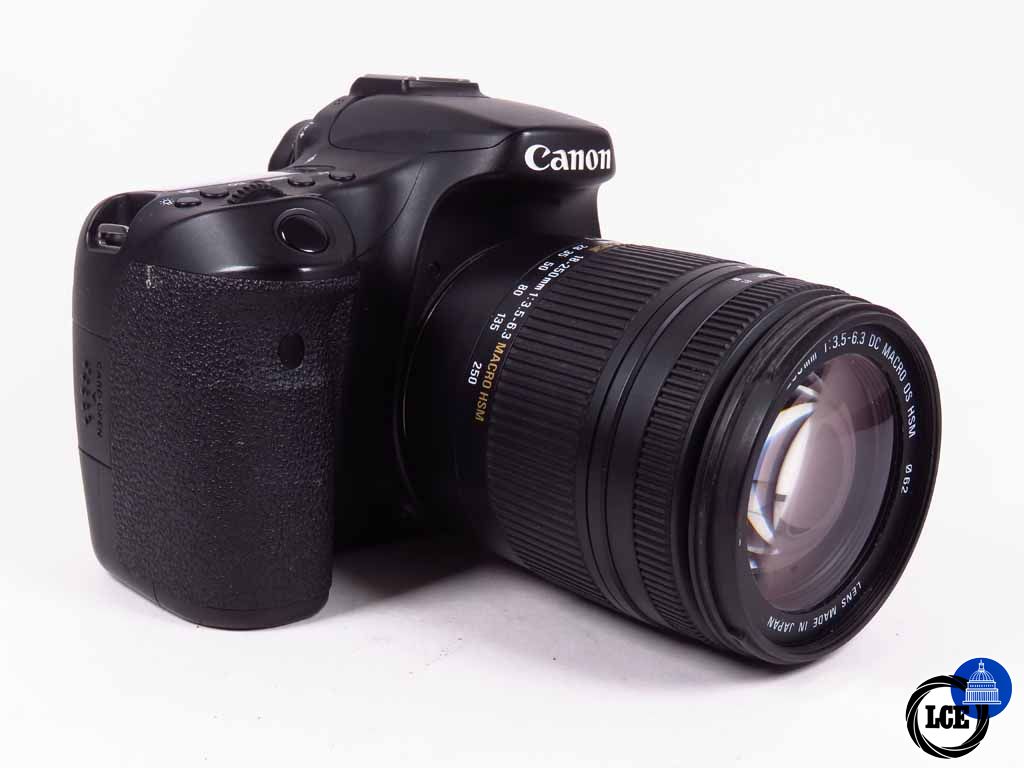 Canon EOS 70D c/w Sigma 18-250mm