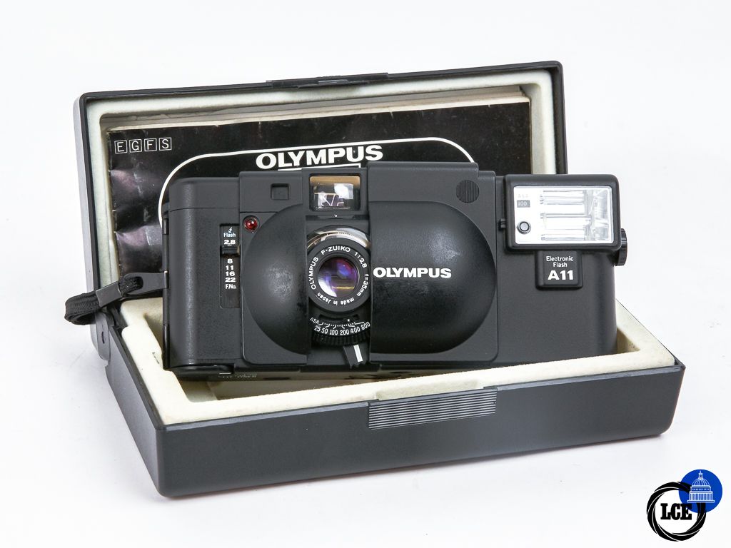 Olympus XA + A11