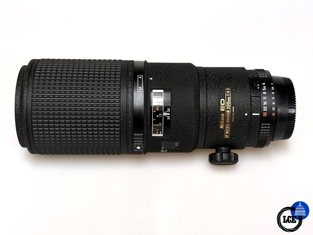 Nikon AF-D 200mm F4 IF ED Micro 