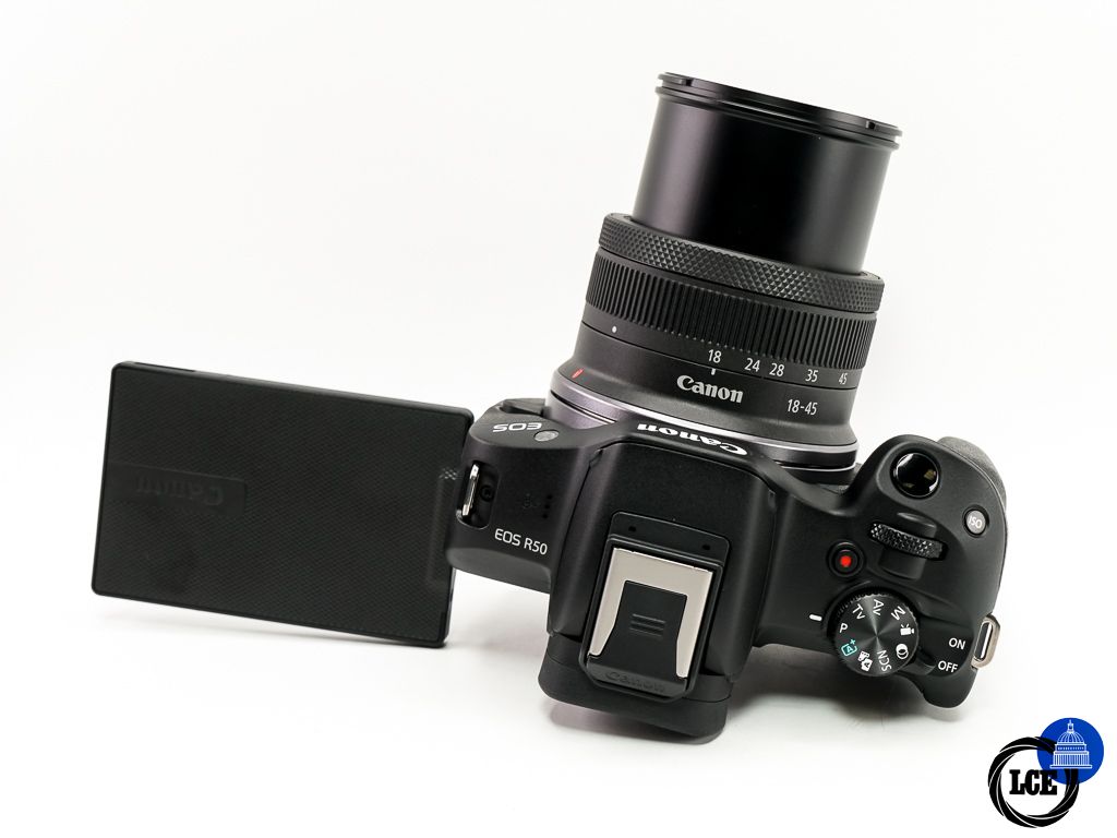 Canon EOS R50 + RF-S 18-45mm IS STM * LOW SHUTTER COUNT *