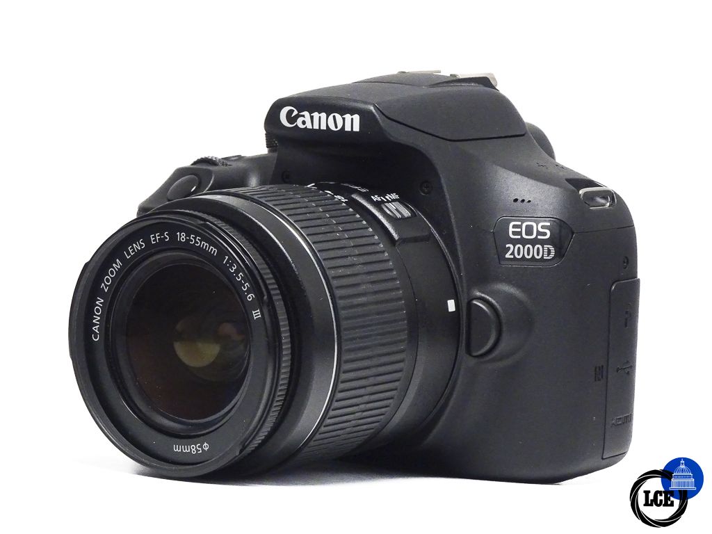 Canon EOS 2000D + 18-55 mm f/3.5-5.6 III