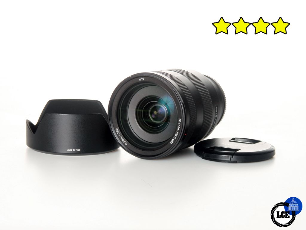 Sony FE 24-105mm f/4 G OSS (with Hood)