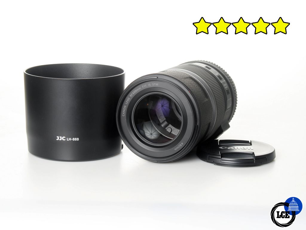Canon RF 600mm F11 IS STM (BOXED) with JJC Hood