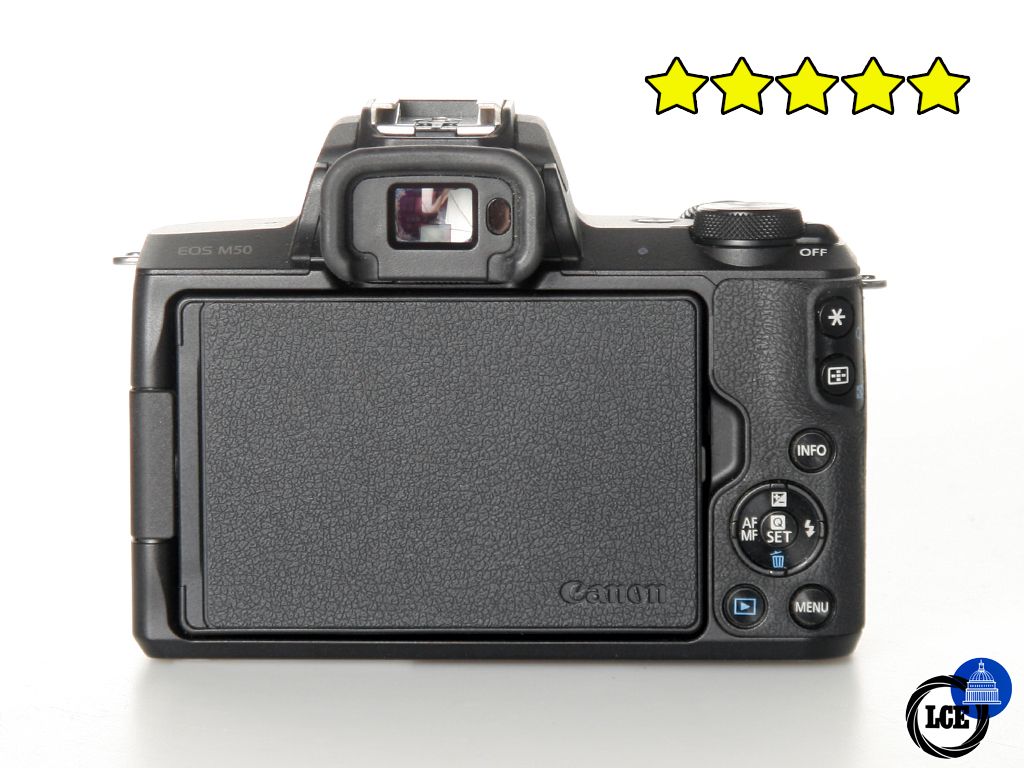 Canon EOS M50+15-45mm IS STM (BOXED) Very Low Shutter Count <3k