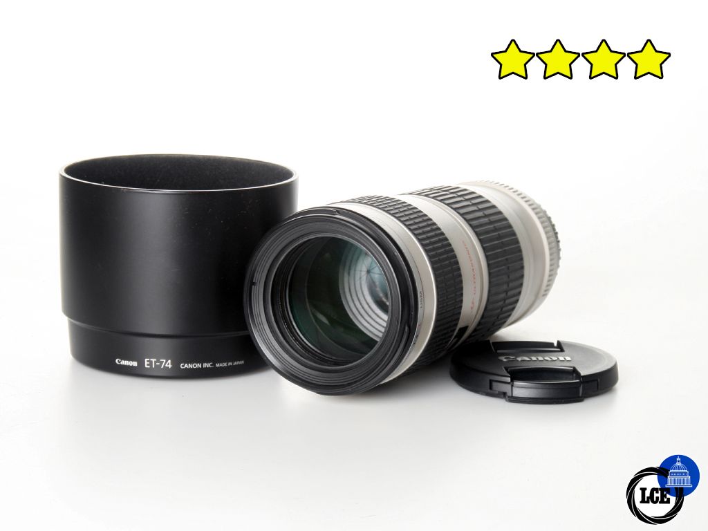 Canon EF 70-200mm f4 L USM (with Hood)