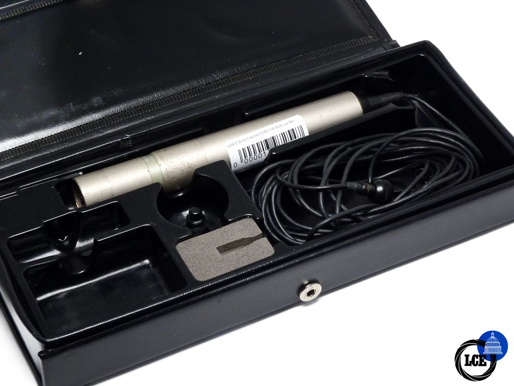 Sony Electret ECM-77B XLR Lav Mic