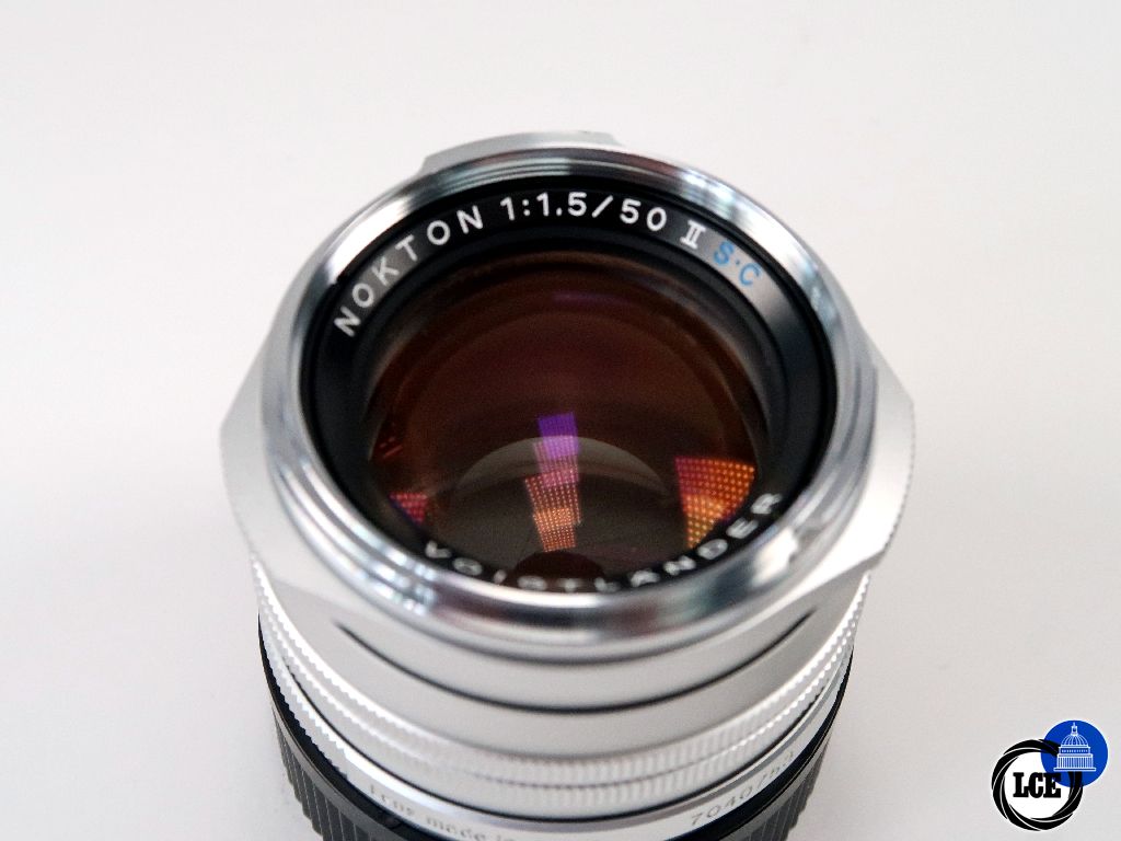 Voightlander M 50mm f1.5 Nokton II SC