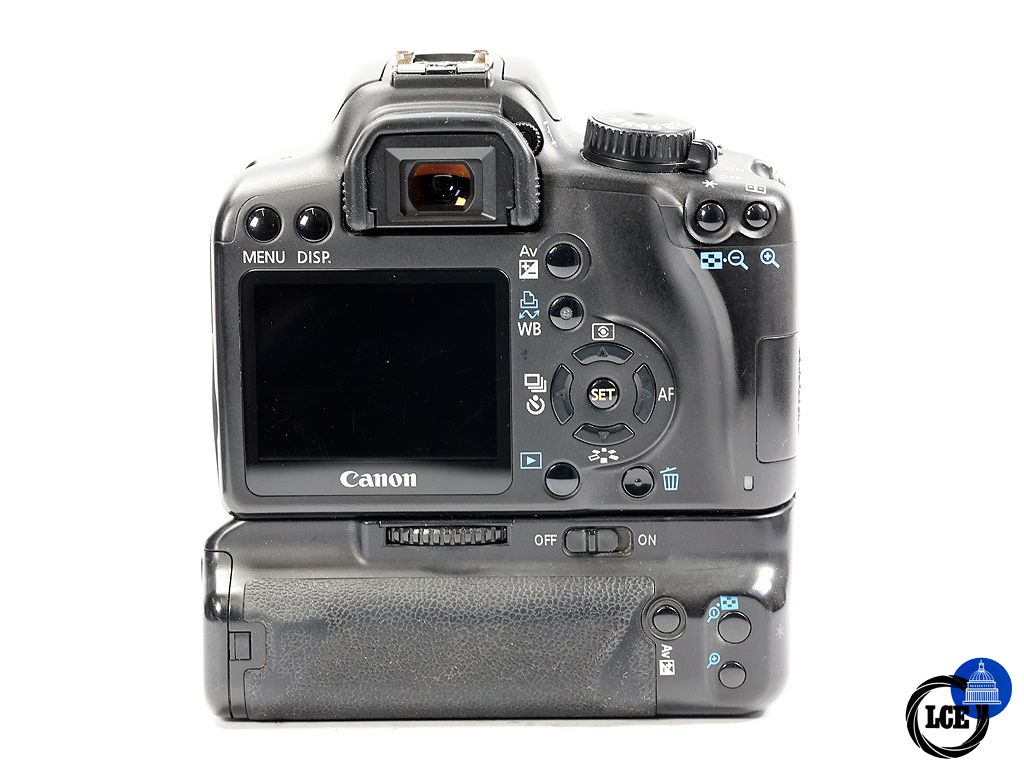 Canon EOS 1000D + 18-55mm + Grip