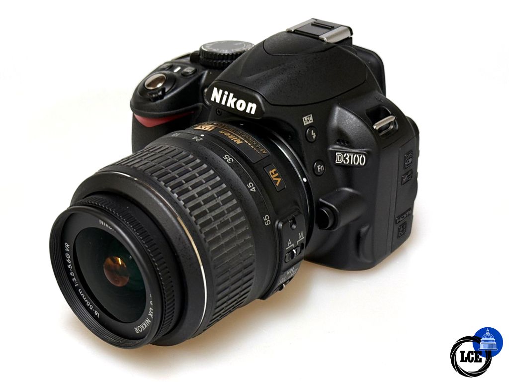Nikon D3100 & 18-55mm VR (Low shutter count )