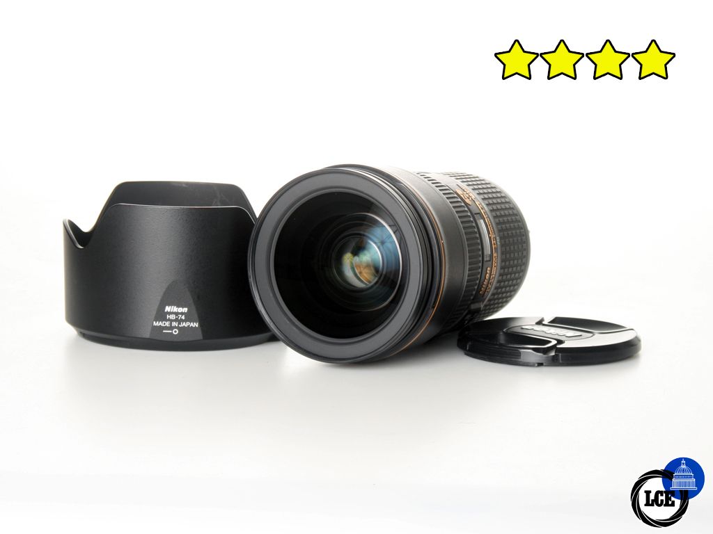 Nikon 24-70mm f2.8E ED VR N AF-S (BOXED) with Case & Hood