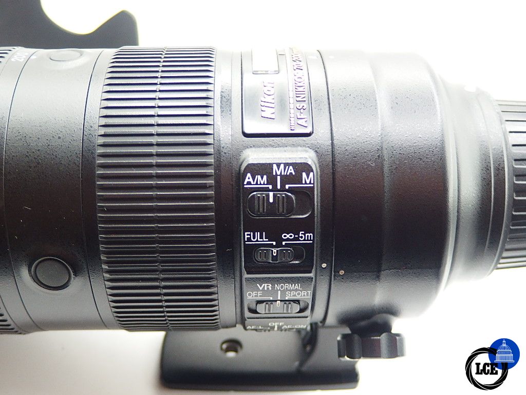Nikon AF-S 70-200mm F2.8 FL ED VR