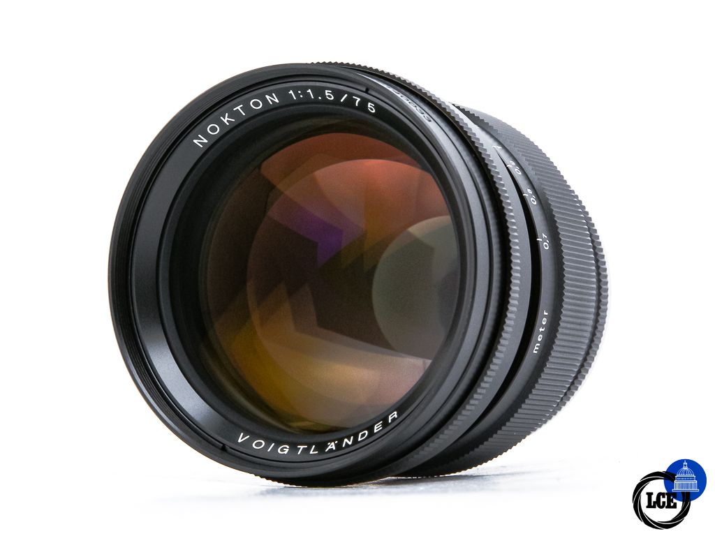 Voigtlander Nokton 75mm f1.5 VM **Boxed & Mint**