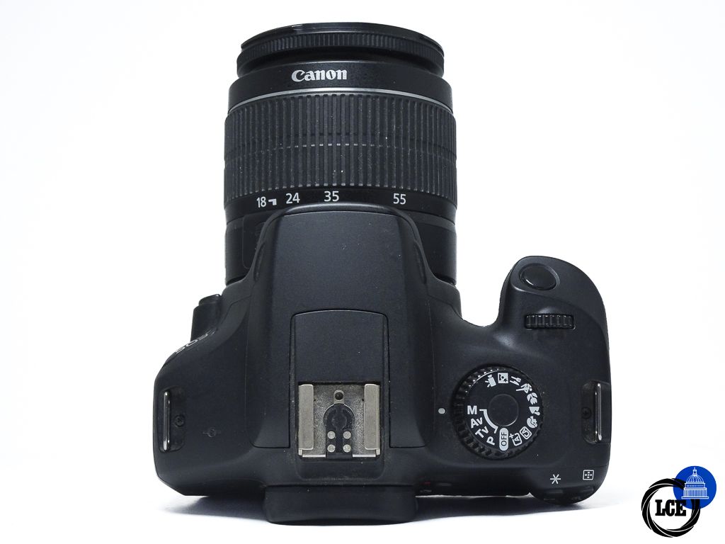 Canon 4000D + 18-55mm f/3.5-5.6 III *NO BATTERY*