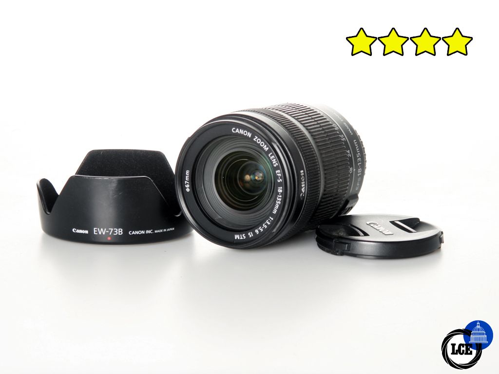 Canon EF-S 18-135mm f3.5-5.6 IS STM (with Hood)