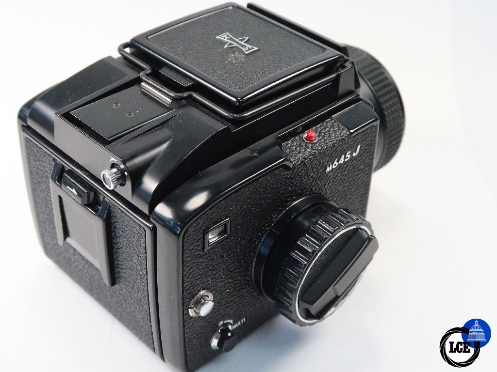 Mamiya M645 with 80mm f2.8 and WLF