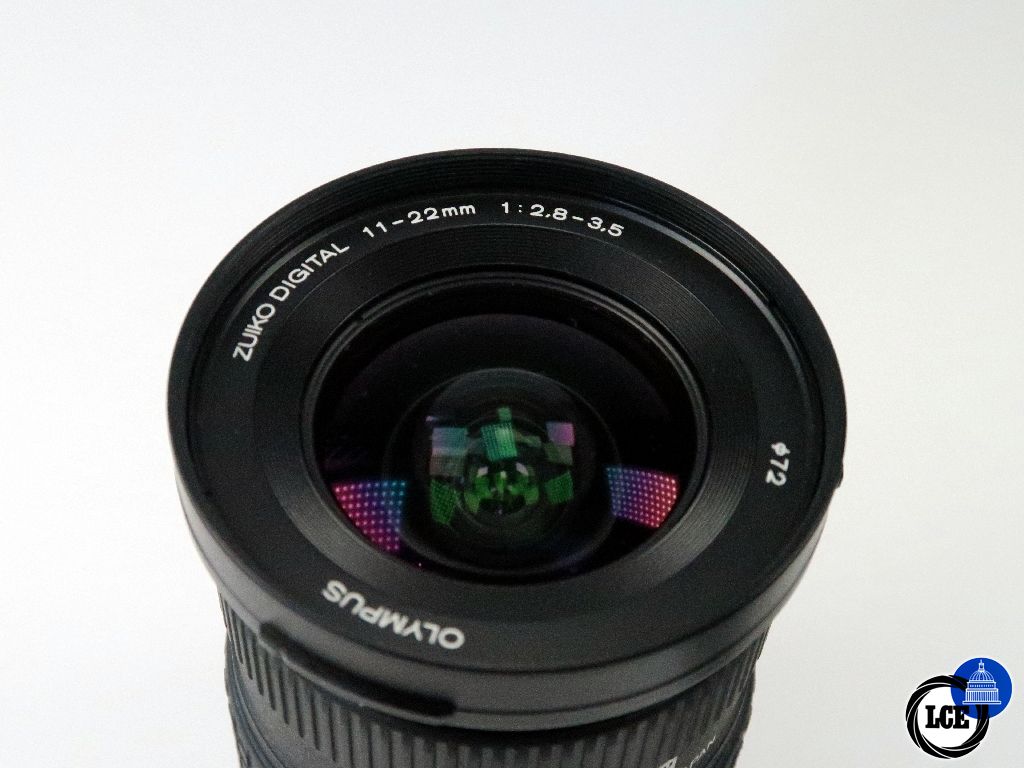 Olympus 11-22mm F2.8-3.5 [Four thirds] with adapter to M43rds
