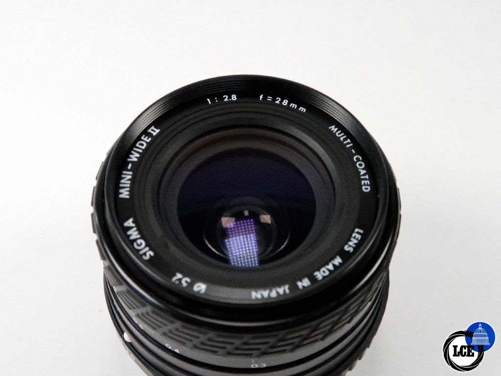 Sigma PK 28mm F2.8 Mini-wide II
