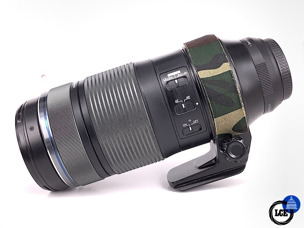 Olympus 100-400mm f5-6.3 + camouflaged cover