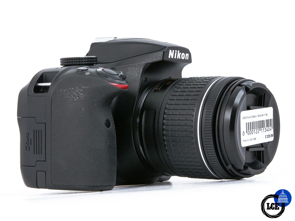 Nikon D3400 + 18-55mm VR **14k Shutter Count**