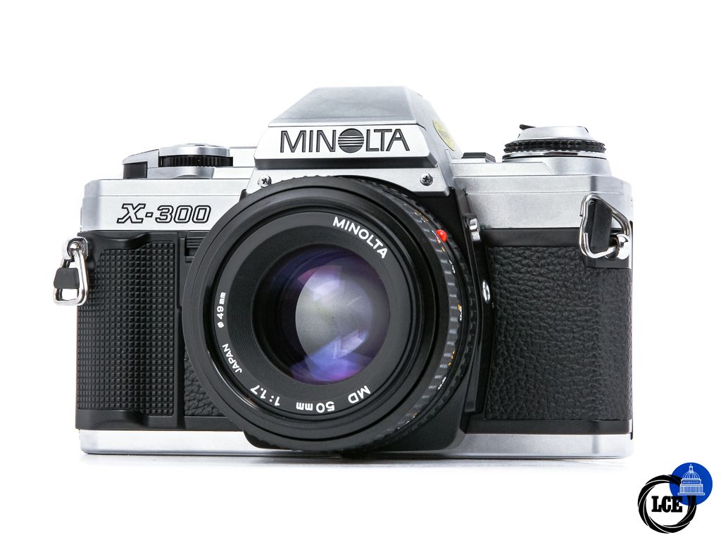 Minolta X-300 + 50mm f1.7 + 70-210mm f4 