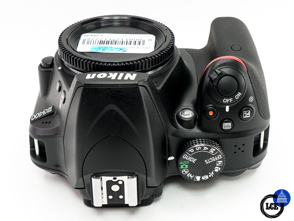 Nikon D3400 Body * SHUTTER COUNT ONLY 32 *