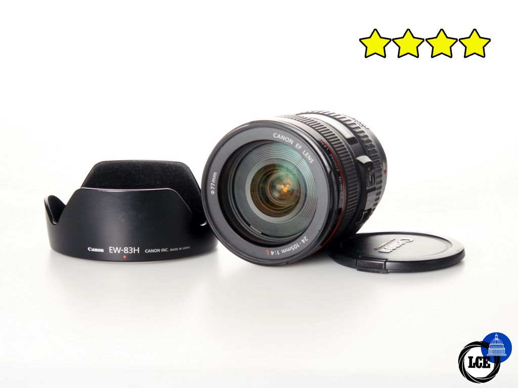 Canon EF 24-105mm f4 L IS USM (with Hood)
