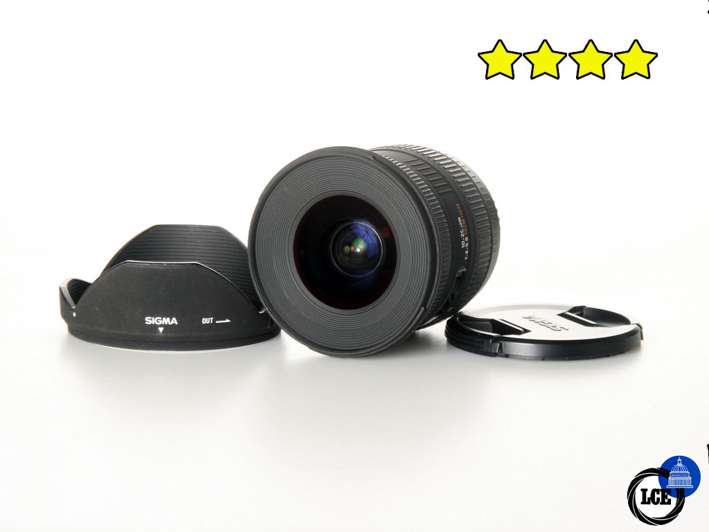 Sigma 10-20mm f4-5.6 DC HSM EX - Canon EF-S Fit (with Hood)