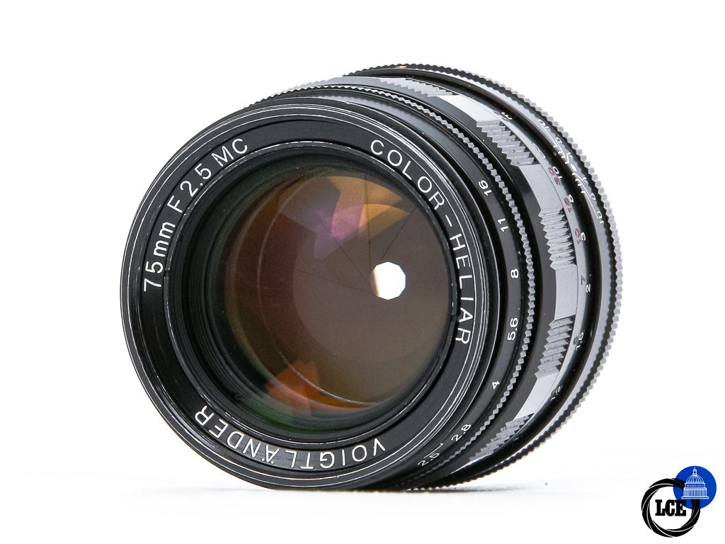 Voigtlander 75mm f2.5 Color-Heliar Leica M Mount