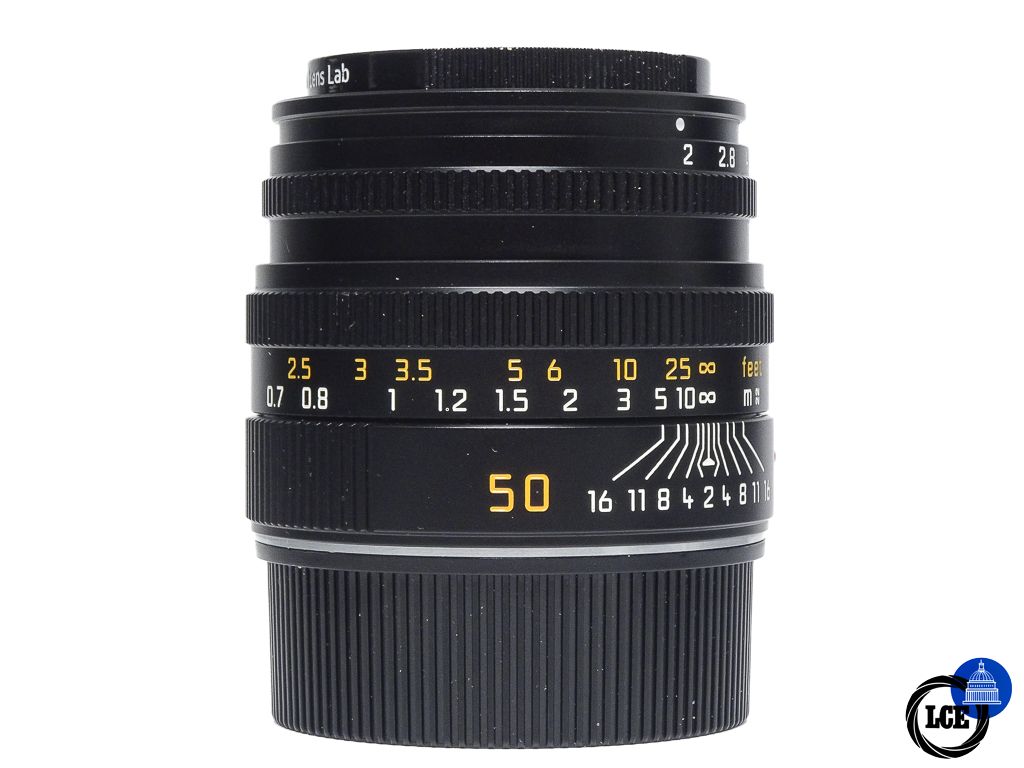 Leica 50mm f/2 Summicron Black 6-bit v5 (Serial 11826)