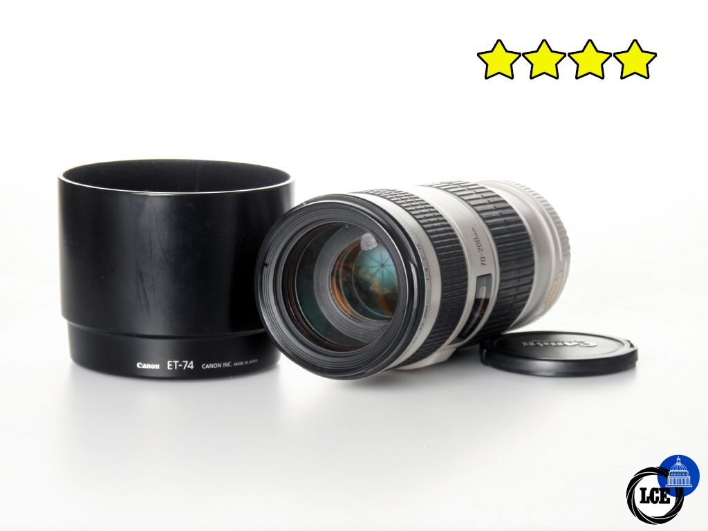 Canon EF 70-200mm f4 L IS USM (with Hood)