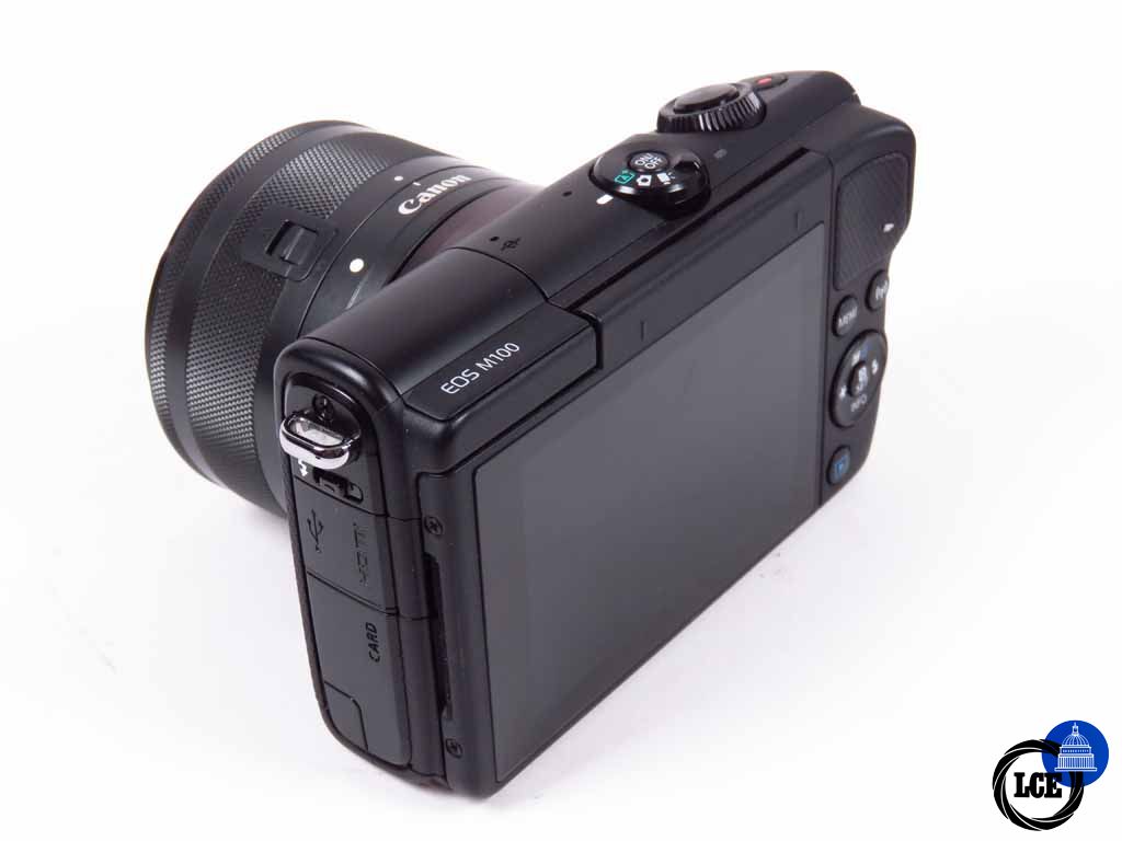Canon EOS M100 c/w 15-45