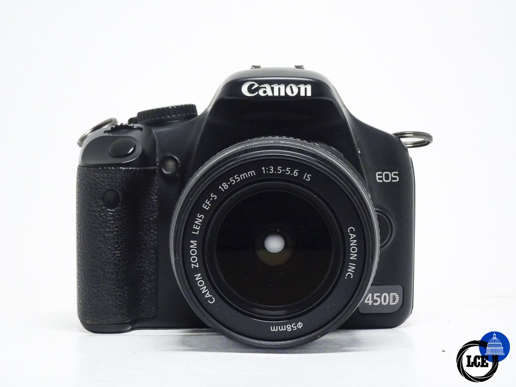 Canon EOS 450D + 18-55mm f3.5-5.6 IS