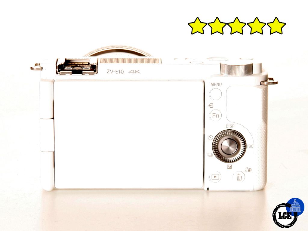 Sony ZV-E10+16-50mm White (BOXED) Very Low Shutter Count 84