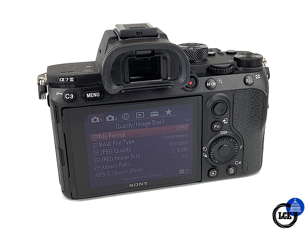 Sony A7 III BODY *Shutter count SUB 250*