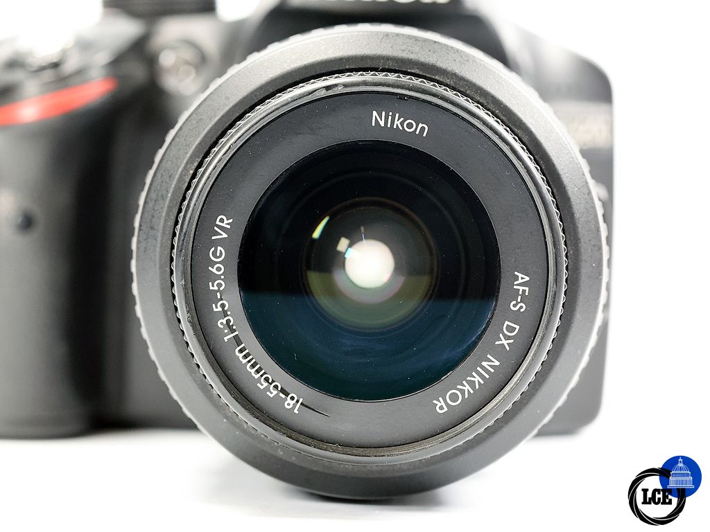 Nikon D3200 +AF-S 18-55mm f/3.5-5.6G VR 