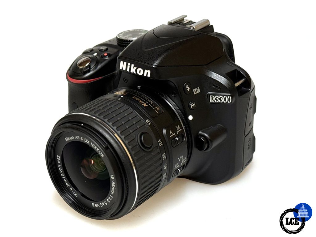 Nikon D3300 & 18-55mm AF-S VR DX II ( Very low shutter count ) 