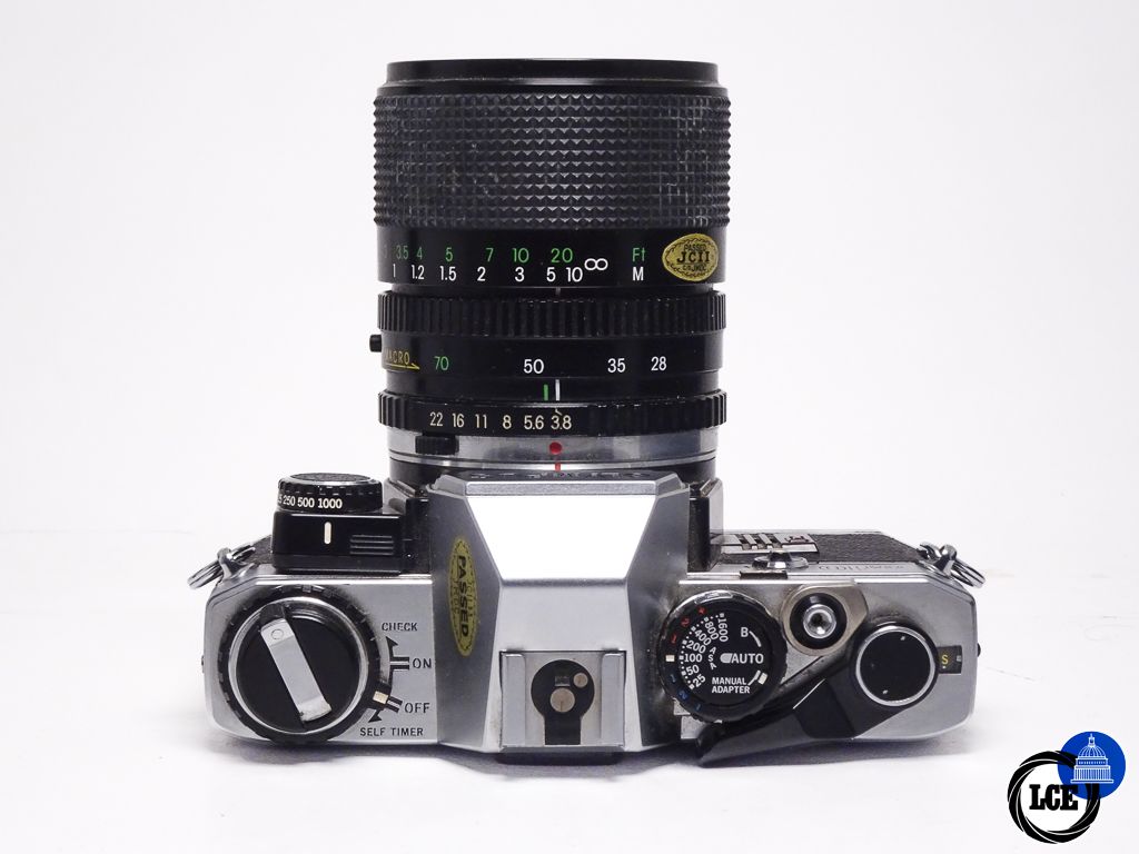 Olympus OM-10 + Manual Adapter + Miranda 28-70mm f3.8-4.8 MC