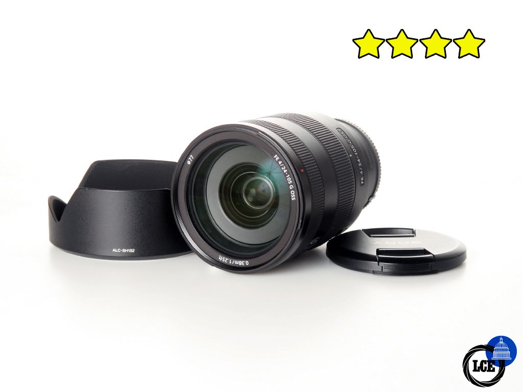 Sony FE 24-105mm f/4 G OSS (BOXED) with Hood