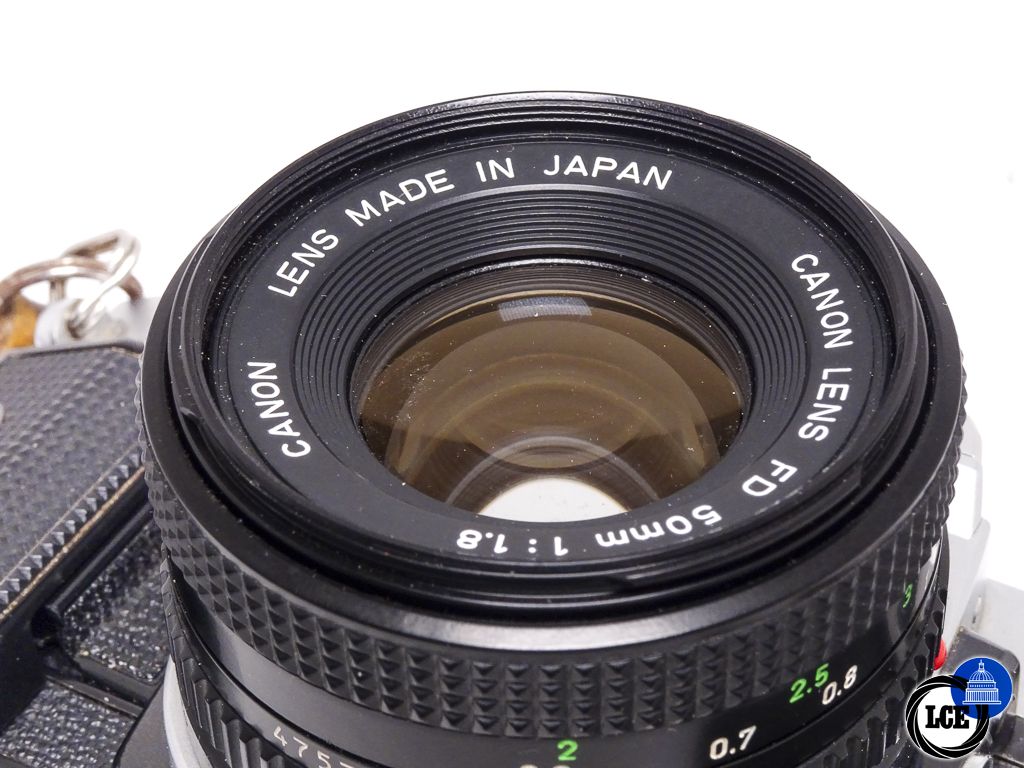 Canon AE-1 Program + FD 50mm f1.8 *fungus*