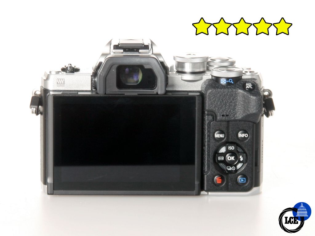 Olympus OM-D E-M10 MK IV Silver Body (Low Shutter Count 1,319)