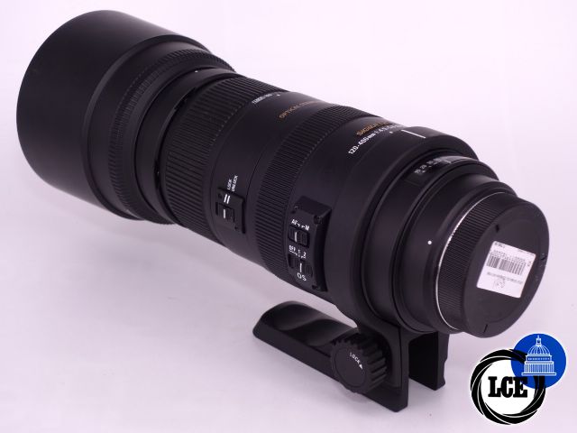 Sigma 120-400mm F4.5-5.6 DC HSM EX for Canon EF Mount
