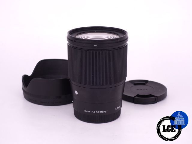 Sigma 16mm F1.4 DC DN for Sony E Mount