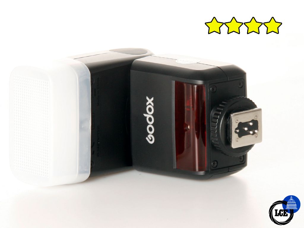 Godox TT350 Mini flash - Fujifilm fit (with Case, Diffuser and Stand)