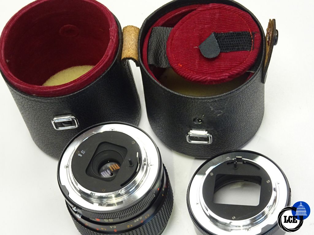 Konica 55mm f3.5 macro Hexanon with adapter AR