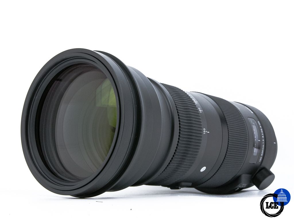 Sigma 150-600mm f5-6.3 DG 'S' OS Canon EF Mount