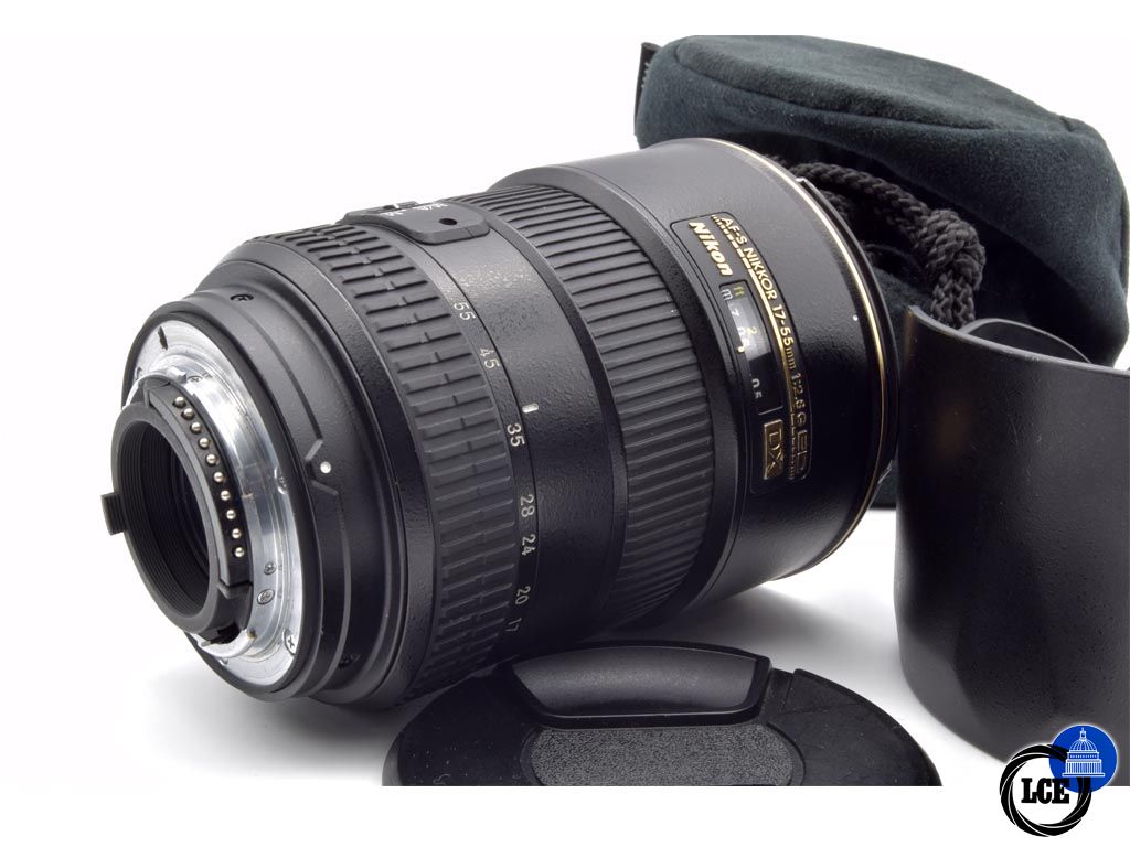 Nikon AF-S 17-55mm f/2.8G ED DX inc Hood & Soft case
